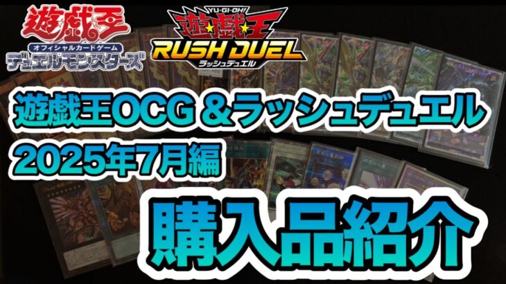 【遊戯王】購入品紹介！今月もOCGとラッシュ両方集めてきました！