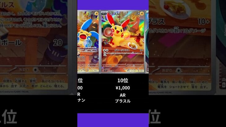 【ポケカ】レイジングサーフの高額ランキングTOP20【ポケモンカード】【2025-08-16】 #shorts