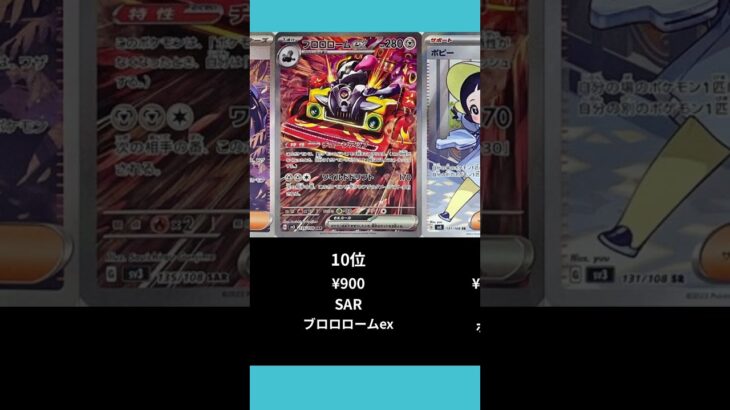 【ポケカ】黒炎の支配者の高額ランキングTOP20【ポケモンカード】【2025-08-21】 #shorts