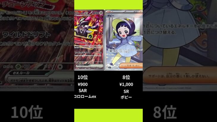 【ポケカ】黒炎の支配者の高額ランキングTOP20【ポケモンカード】【2025-08-21】 #shorts