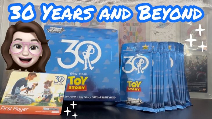 Toy Story 30 Years and Beyond Weiss Schwarz Booster Box Opening ヴァイスシュヴァルツ ブースターパック