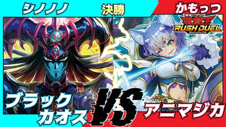 【遊戯王ラッシュデュエル】第２回モギンガ杯in池袋決勝シノノノ（ブラックカオス）VSかもっつ（アニマジカ）【大型非公認大会】