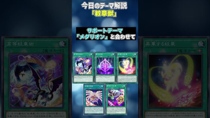 【1分でわかる遊戯王テーマ解説】紋章獣/メダリオン【マスターデュエル-Yu-Gi-Oh!  Master Duel】