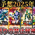 【2025年10月】制限改訂を予想してみた。