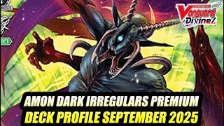Amon Dark Irregulars –  Cardfight Vanguard Deck Profile Premium September 2025