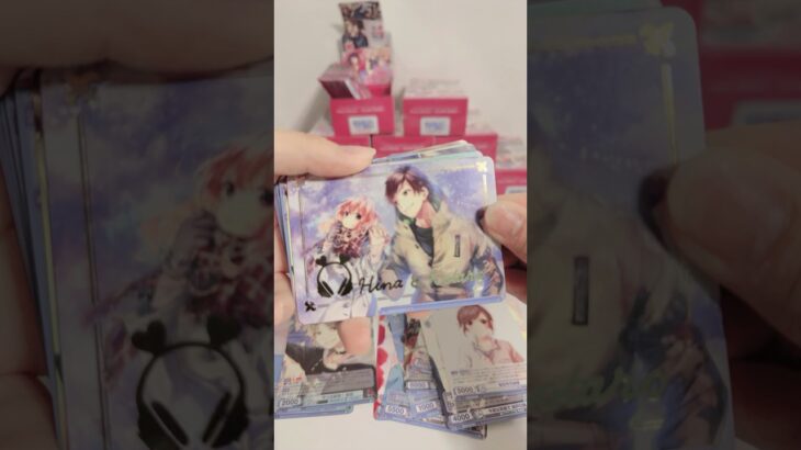 HoneyWorksヴァイスシュヴァルツブラウのパック開封ー！