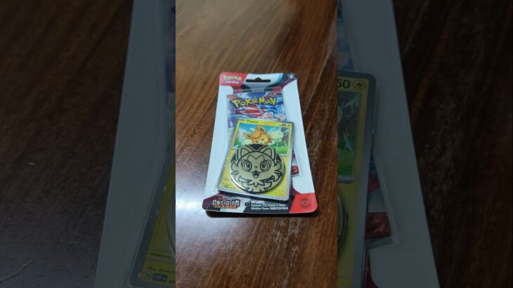 #pokemon TCG Scarlet & Violet Obsidian Flames Blister Pack / 美版《寵物小精靈》黯焰支配者 / #ポケットモンスター sv3 黒炎の支配者