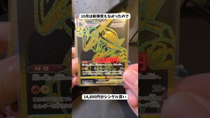 【ポケカ】10月は新弾が手に入らなかったので使い途の無くなったお金をシングル買いに捧げた【伝説ｦﾁﾞ】