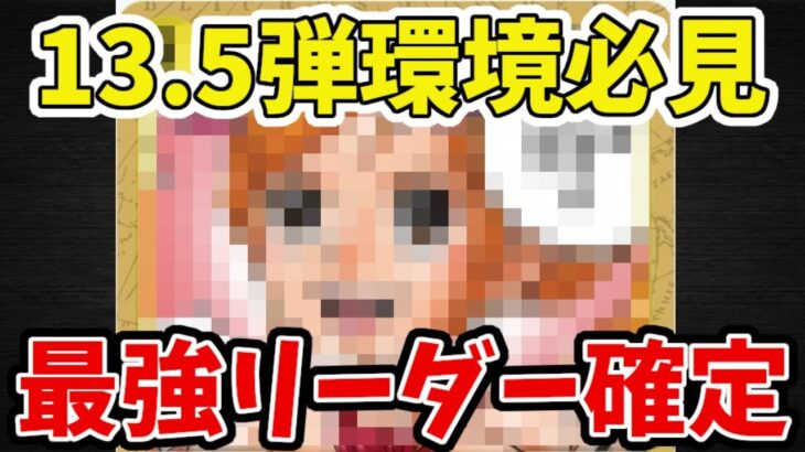 あのリーダーが13.5弾環境TOP確定しました！【ワンピース カード ONE PIECE/ワンピカ対戦/環境Tier表/高騰】