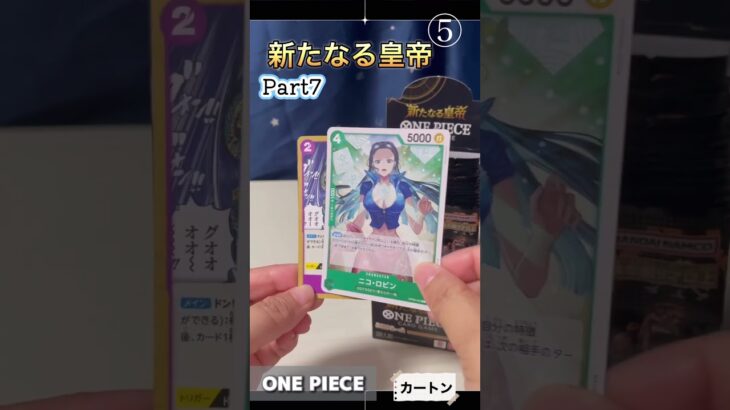 【ワンピース】新たなる皇帝 ⑤ONEPIECEカードPart7♦カートン