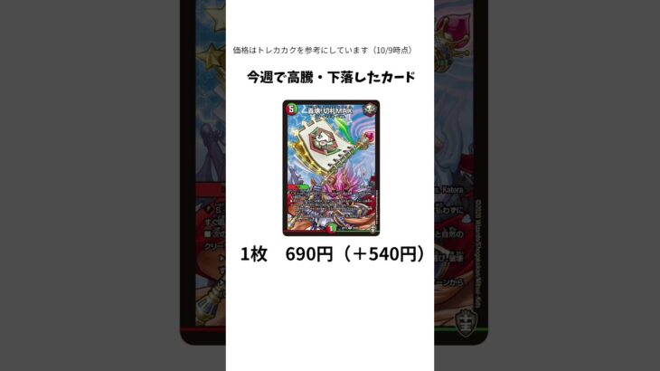 【価格情報】今週高騰したカードまとめ！【下落高騰情報まとめ】