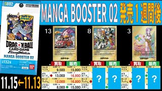 [発売1週間後] MANGA BOOSTER 02 (4社比較)【11/15←11/13】ドラゴンボールカード マンガブースター SB02 フュージョンワールド 新弾
