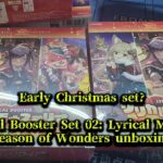 CardFight!! ヴァンガード DZLBT02 Lyrical Monasterio Season of Wonders booster case unboxing