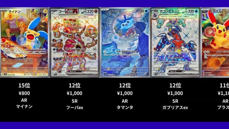 【ポケカ】レイジングサーフの高額ランキングTOP20【ポケモンカード】【2025-11-09】