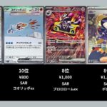 【ポケカ】黒炎の支配者の高額ランキングTOP20【ポケモンカード】【2025-11-09】