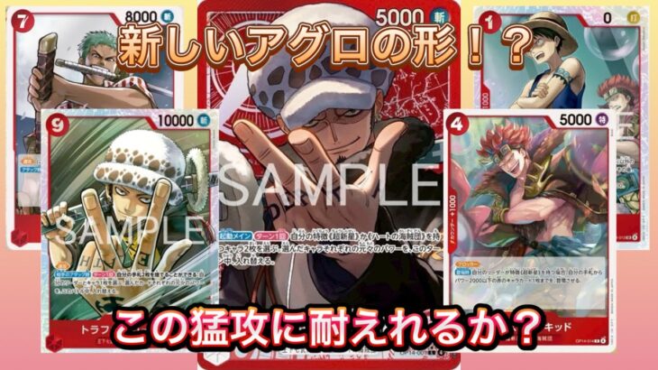 【新アグロ】赤ロー vs 赤紫ロジャー｜一味違う速攻デッキが Tier1に挑む！【opｰ14】