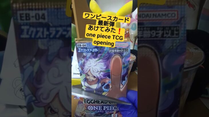 【ワンピースカード開封】エッグヘッドクライシス！ゾロSR引けなければ大爆死の敗北者 one piece TCG EGGHEAD CRISIS Pack opening #shorts
