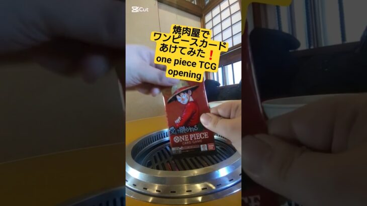 【ワンピースカード】焼肉屋で買取額100万円超えのルフィが出る受け継がれる意志を開封 one piece TCG Pack opening #shorts