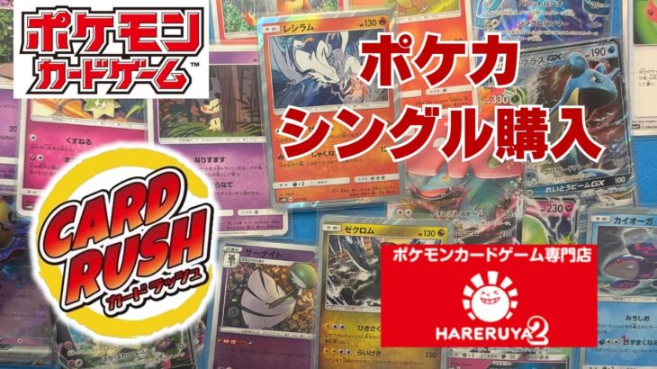 【ポケカ】晴れる屋2(ハレツー)＆カードラッシュでシングル購入カード。Pokémon Trading Card Game