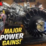 405CC Briggs and Stratton vanguard gets a custom exhaust and carb