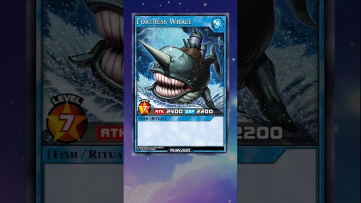 FORTRESS WHALE NEW CARDS [RUSH DUEL]