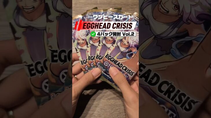 【新弾】ONE PIECE カード EGGHEAD CRISIS 4パック その2