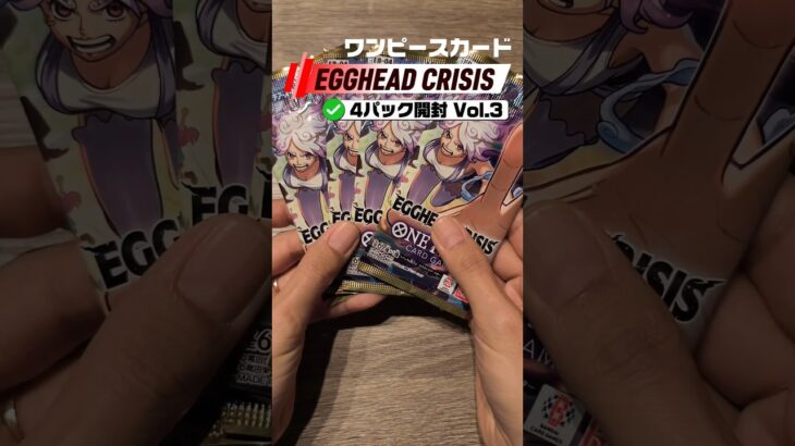 【新弾】ONE PIECE カード EGGHEAD CRISIS 4パック その3