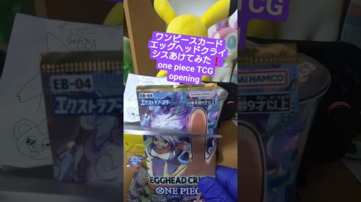 【ワンピースカード開封】エッグヘッドクライシス！ゾロSR引けなければ大爆死の敗北者 one piece TCG EGGHEAD CRISIS Pack opening #shorts