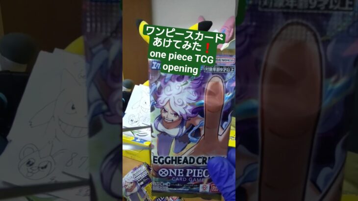 【ワンピースカード開封】エッグヘッドクライシス！ゾロSR引けなければ大爆死の敗北者 one piece TCG EGGHEAD CRISIS Pack opening #shorts