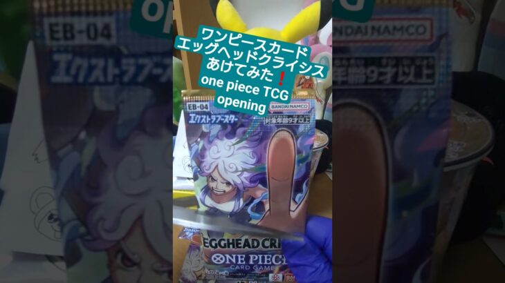 【ワンピースカード開封】エッグヘッドクライシス！ゾロSR引けなければ大爆死の敗北者 one piece TCG EGGHEAD CRISIS Pack opening #shorts
