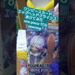 【ワンピースカード開封】エッグヘッドクライシス！ゾロSR引けなければ大爆死の敗北者 one piece TCG EGGHEAD CRISIS Pack opening #shorts