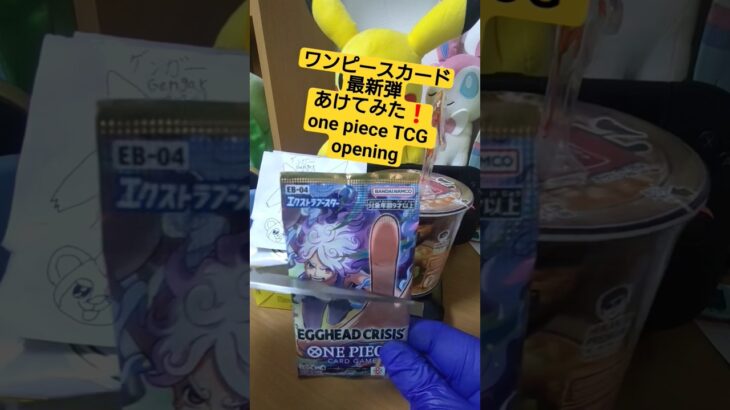 【ワンピースカード開封】エッグヘッドクライシス――ニカボニーを引く挑戦 one piece TCG EGGHEAD CRISIS Pack opening #shorts