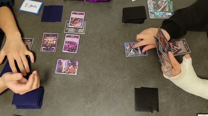 【身内対戦】紫カイドウ vs 青緑ゾロサンジ｜環境外でゆるくバトル