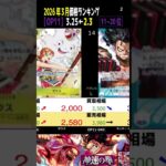 ②/3 (OP11)全編は上より【発売1年1ヶ月後 TOP30】神速の拳【2026.3.25←2.3】決戦の刻 ワンピカ ワンピース カード 新弾 相場
