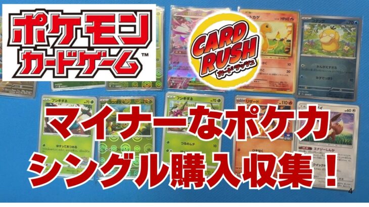 【ポケカ】カードラッシュでマイナーポケカをシングル購入。収集しているポケモンカードコレクションを紹介！Pokémon Trading Card Game