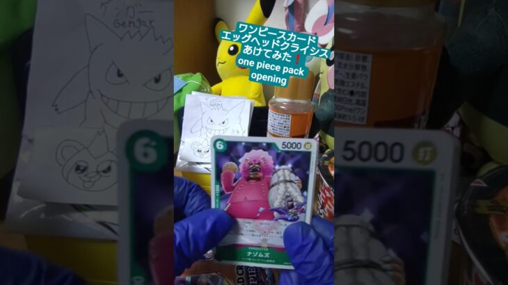 【ワンピースカード開封】エッグヘッドクライシス！ゾロSR引けなければ大爆死の敗北者 one piece EGGHEAD CRISIS Pack opening #shorts