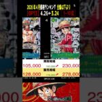 ⑤/5 (OP13)全編は上より【発売8ヶ月後 価格TOP54】受け継がれる意思【2026.4.26←3.24】決戦の刻 ワンピカ ワンピース カード 新弾 相場