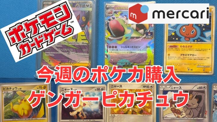 【ポケカ】ゲンガーとピカチュウ買った。Pokémon Trading Card Game