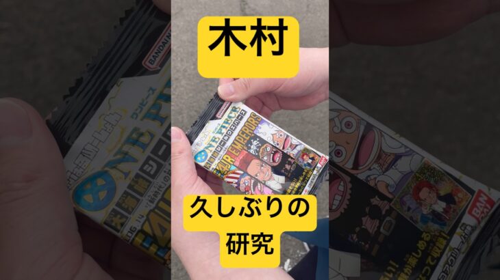 木村久しぶりの研究結果は？！👀✨ワンピースウエハース最新弾新時代の幕開け速攻開封🤩#ワクワク#バラ買い#開封#店舗予選#ワンピカ#ポケカ#ショート#毎日投稿#チャンネル登録お願いします🙇#運#夢