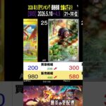 ①/3 (SV3)全編は上より【発売2年10ヶ月後 価格相場TOP30】黒炎の支配者【2026.5.10←4.5】アビスアイ ポケカ ポケモン カード 新弾 相場