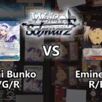 Fujimi Fantasia Bunko (B/G/R) vs. Eminence in Shadow (R/B) [Weiss Schwarz TCG]