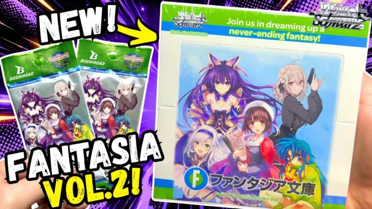 Opening NEW Fujimi Fantasia Bunko Vol. 2 Weiss Schwarz Cards!