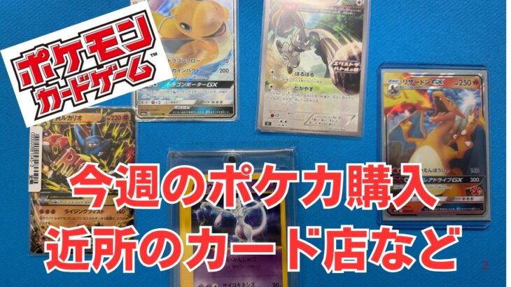 【ポケカ】近所のカード店などで古いカードを購入。Pokémon Trading Card Game