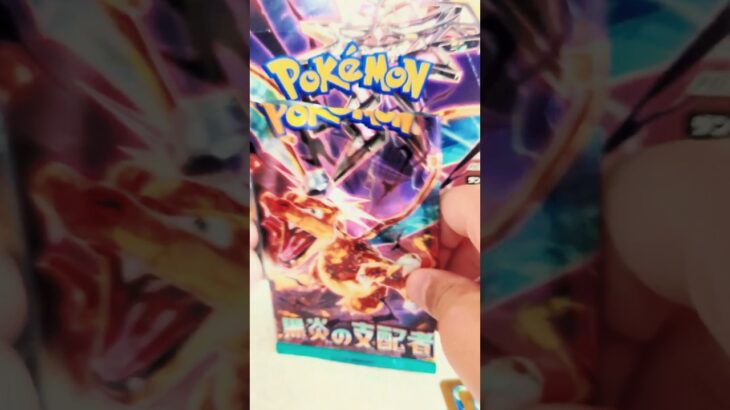黒炎の支配者！#ポケモンカード #黒炎の支配者 #shorts