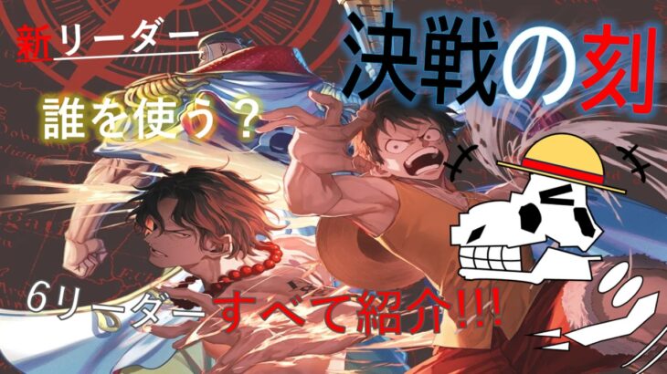 【ワンピースカード】決戦の刻【解説】新リーダーを見る!