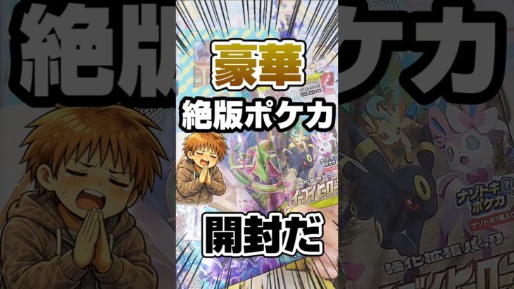 【絶版ポケカ５種開封】蒼空ストリーム、イーブイヒーローズ入りルリナの休息を開封します！毎日ポケカ開封！ポケカ再販情報はコメント欄です。