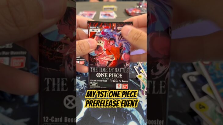 1st Ever One Piece Card Game Prerelease Event OP16 Time Of Battle Opening #marineford #impeldown