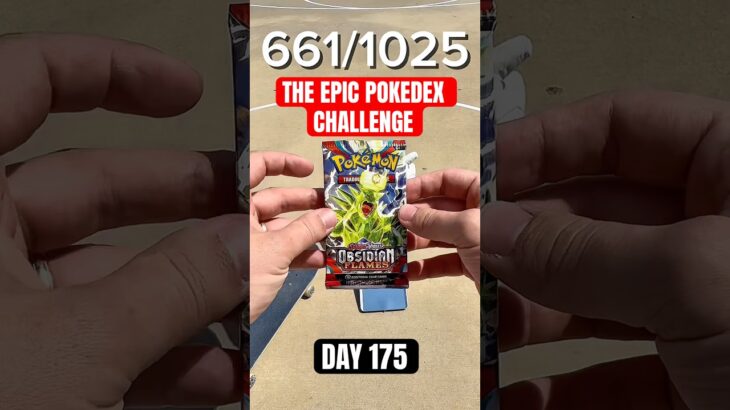 Obsidian Flames on Day 175 of The Epic Pokedex Challenge #pokemon #pokemoncards #pokemontcg #pokémon