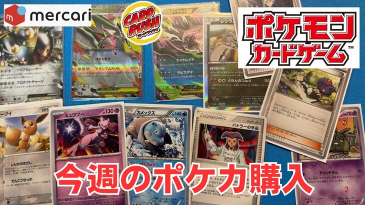 【ポケカ】ポケモンカードシングル購入報告。メルカリとカードラッシュ。Pokémon Trading Card Game in japan ―English audio available!