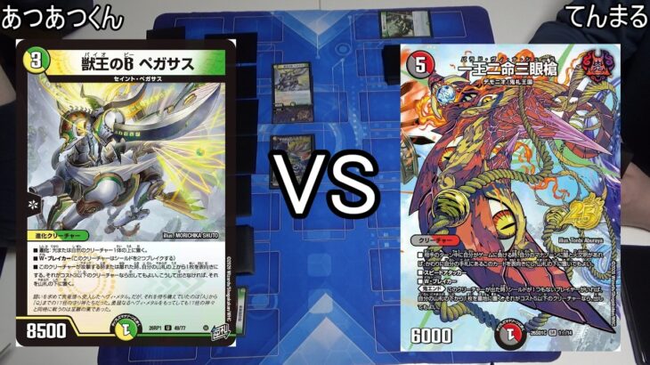 【デュエマ】フリー対戦 リースペガサスVSドキつよ邪王門